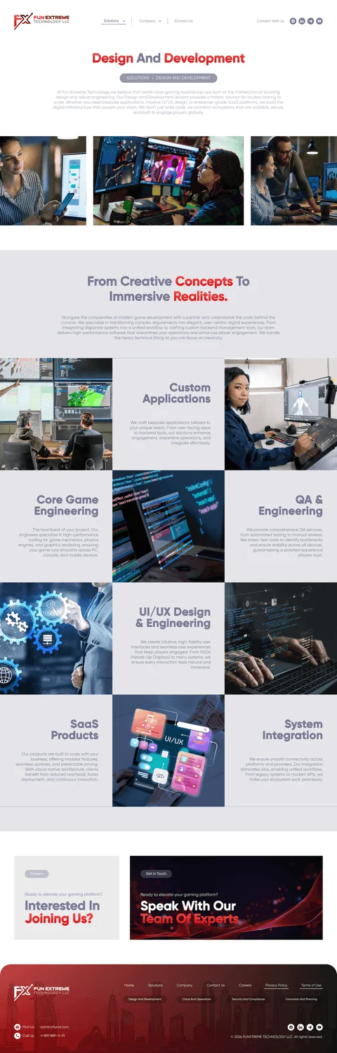 Fun Extreme Technology - Design & Development